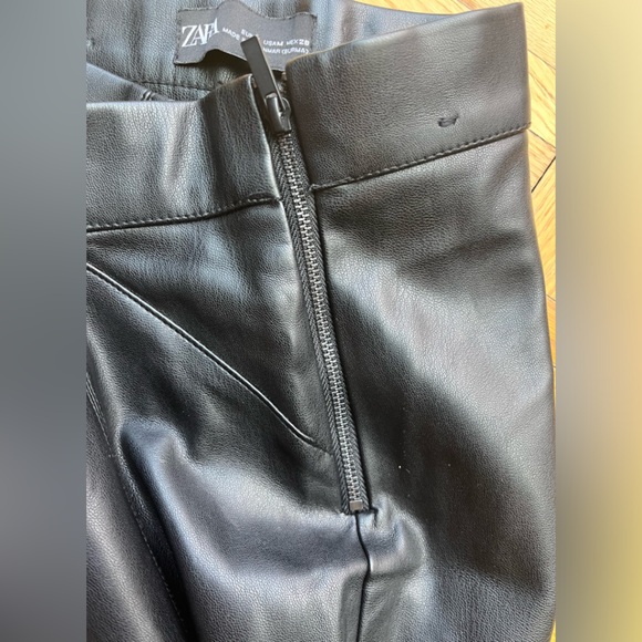 Zara faux leather pants - Picture 4 of 4